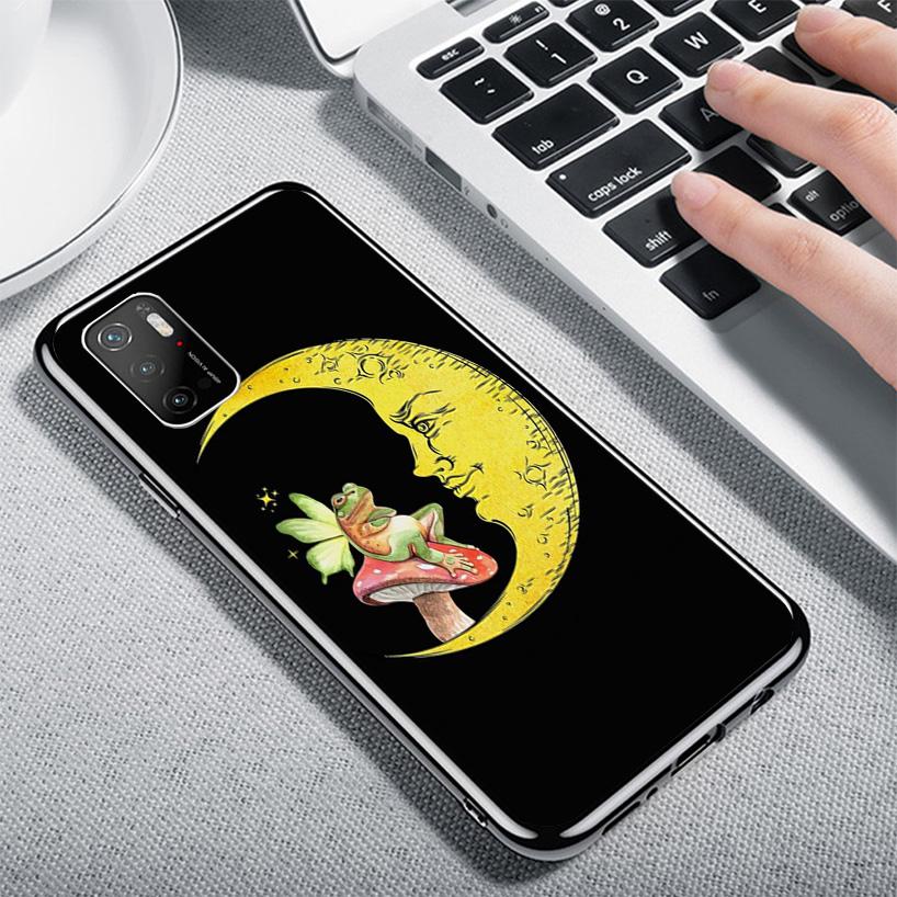 Cottagecore Frog Mushroom Kawaii Cover Phone Case For Xiaomi Poco F7 Ultra X7 X6 X5 Pro M7 Redmi 15C 15 13C 13 12C 12 10C 10 9A