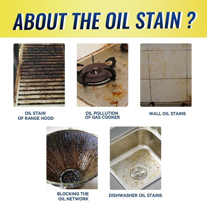 Degreaser Multifunctional Powder With Sponge For Effective Kitchen Removal Stain