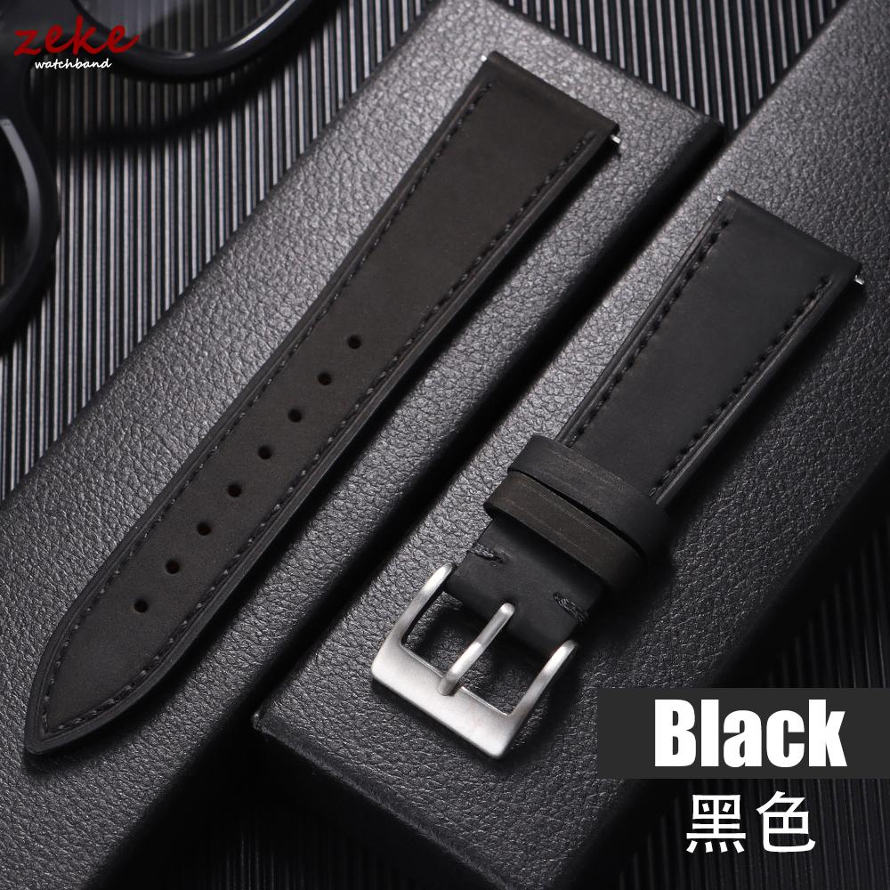 Quick Release Vintage Retro Genuine Leather Watch Band 18mm 20mm 22mm 19mm 21mm 24mm Crazy Horse Men Women Straps Watch Bracelet