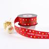 10 Yards/Roll Christmas Series Ribbon Christmas Printed Fabric Craft Ribbon  For Gift Wrapping