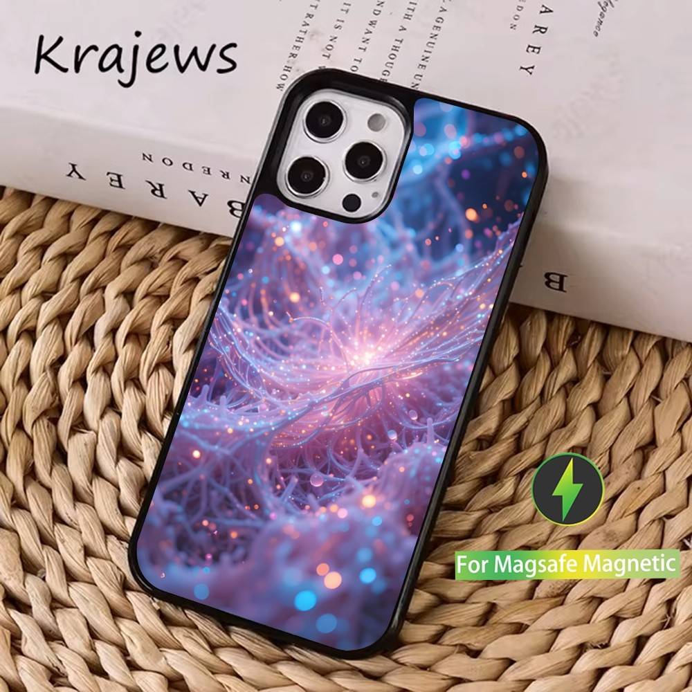 

Phantasy Brain Art Painting Case For iPhone 16,15,14,17,13,12,11,Pro,Max,Plus,Mini, Magsafe,Magnetic Wireless Charging Case iPhone16pro