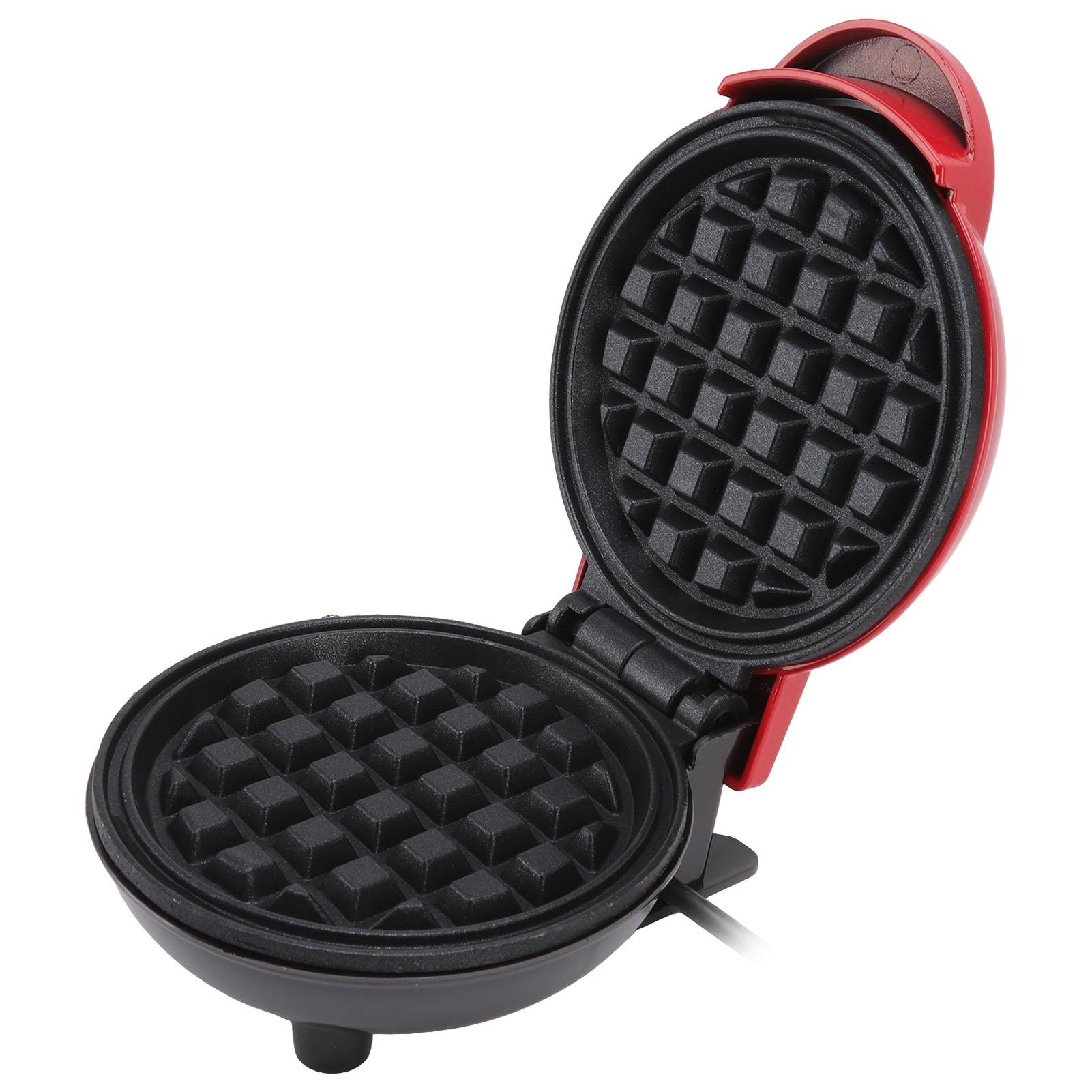 Мини электрическая вафельница Bubble Egg Cake Oven Breakfast Love Heart Shaped Waffle — фото 8