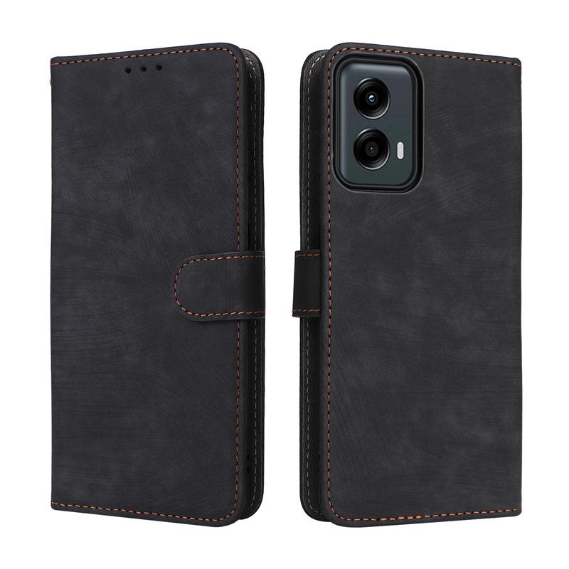 Flip Cover für Motorola Moto G (2024)/Moto G 5G 2024 PU-Leder-Rundumschutz [RFID-Blockierung]