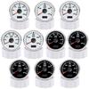 2" 52mm Tachometer RPM Tacho Meter Red Backlight 12V 24V Tachometer with Hourmeter for Marine Boat Car Tachometer 30/40/60/70/80