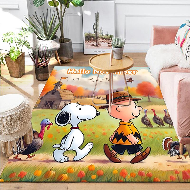 1Pc Pumpkin Parade Moonlight Rug Office Carpet Indoor Outdoor Doormat Nonslip Soft And Comfortable Living Room Christmas Halloween Gift D918101