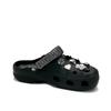 Crocs Baya EVA Sweet Cool Girl Sweet Cool Trend Niche Premium Comfortable Hole Shoes Women's Black