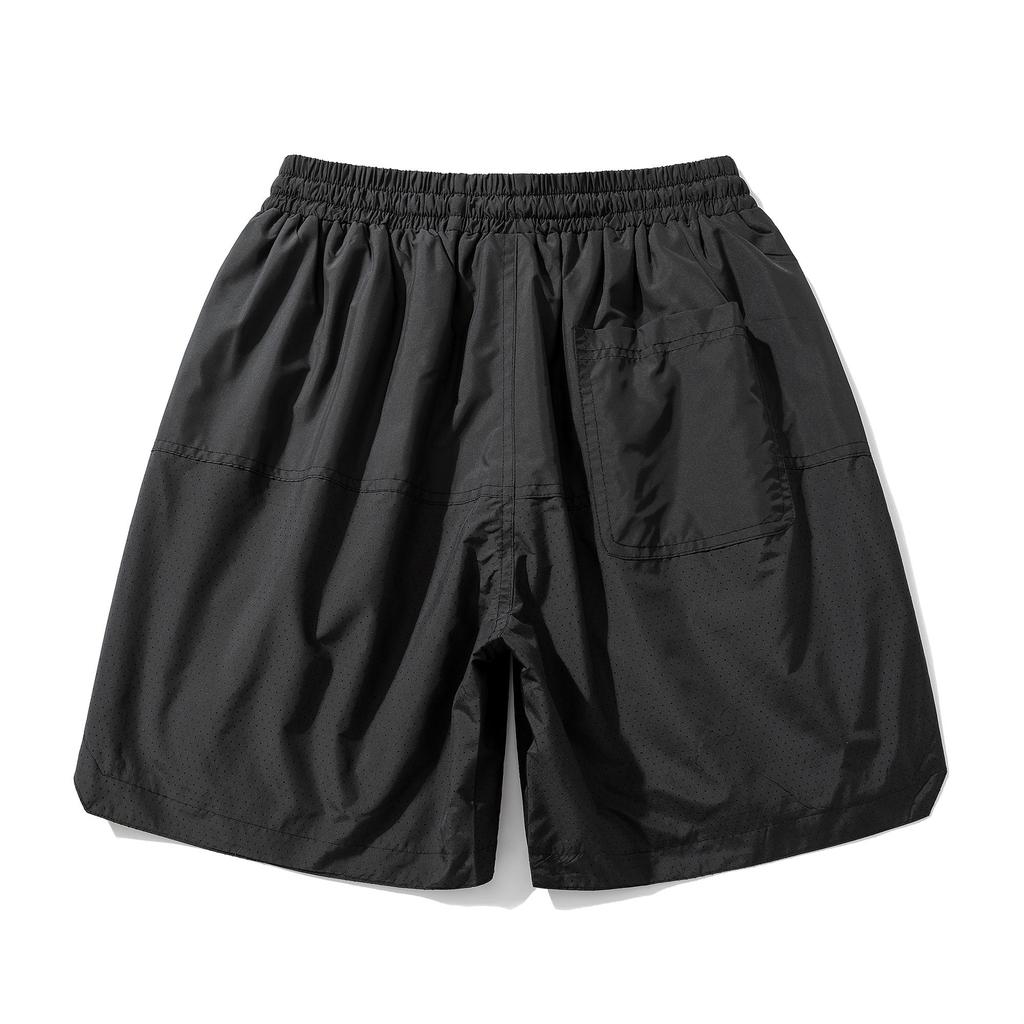 Pánské prodyšné rychleschnoucí šortky – Šortky s elastickým pasem a stahovací šňůrkou, s kapsami, pro letní sporty a streetwear