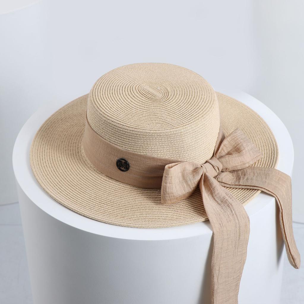 Summer Women's Hats Sunshade and Sun Protection Hats Big Seaside Vacation Straw Hats Travel Sun Hats
