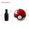 54mm Pokemon PokeBall Gear Shift Knob Poke ball Shift Head W/M12*1.25 Adapter