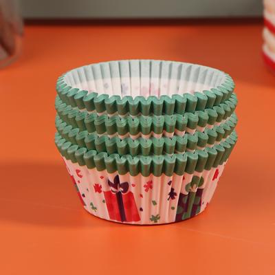 100Pcs Muffin Cupcake Paper Cups Cupcake Liner Baking Muffin Cup Diy Party Tray Cake Decorating Tools Birthday Party Decor