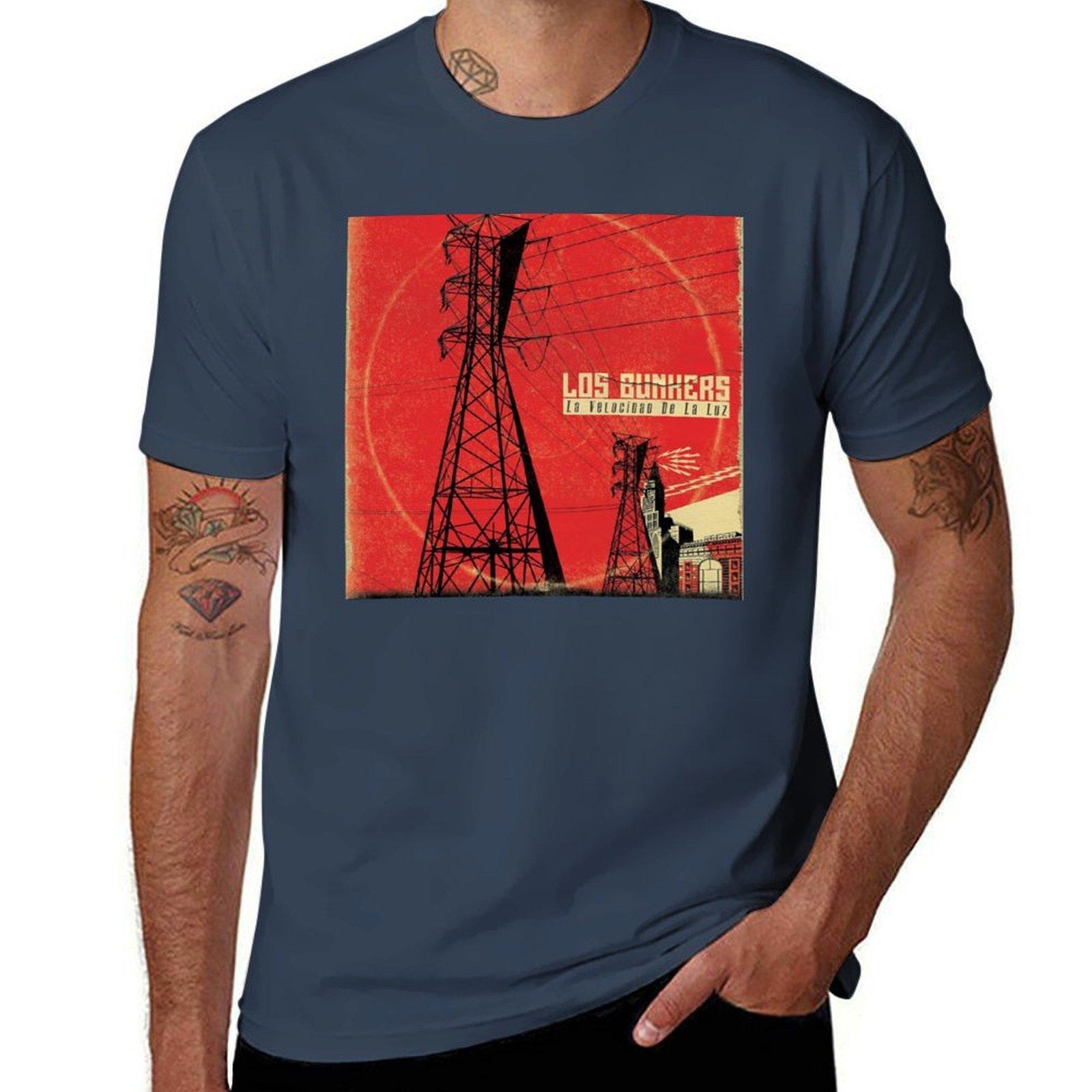 Los Bunkers La Velocidad De La Luz Album 2013 Tshirt Lightweight Hiking Tshirt S