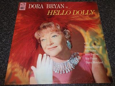 LP Record DORA BRYAN  In Hello Dolly CLP3545 His Masters Vo 1966 UK Soundtracks  Musicals Used