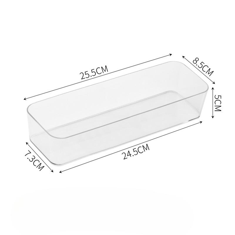 Drawer Compartments Storage Box Office Desk Cabinet Built-in Rectangular Plastic Desk Organization Small Storage Box