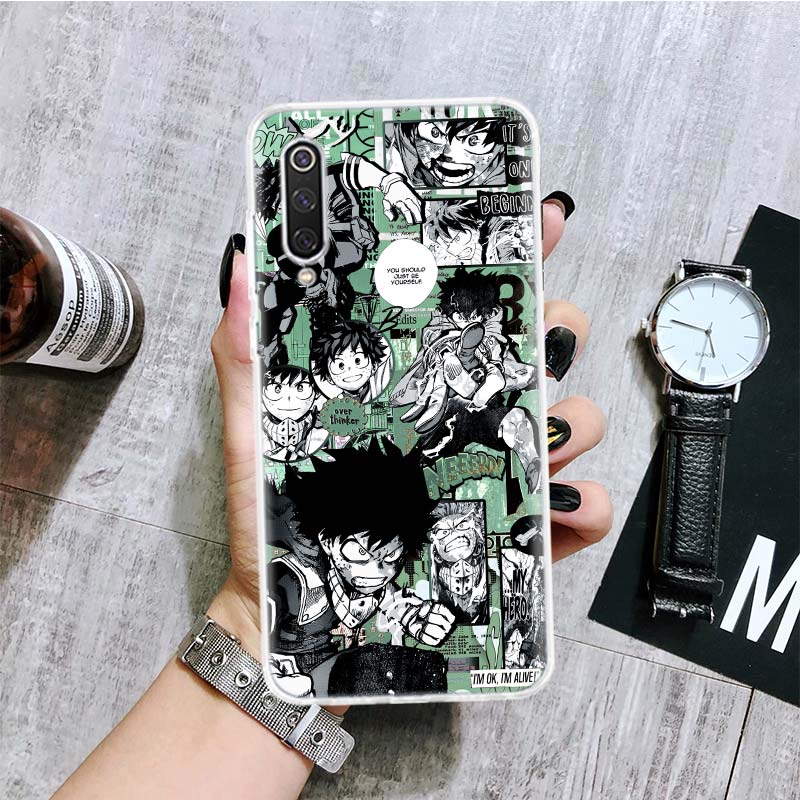 

Чехол для телефона с рисунком «Мой герой Академии» для Xiaomi Redmi Note 10 9 8 11 Pro 11T 11S 10S 9S 9A 9C 9T 8T 8A 7 7A 5 с художественным узором Coq Redmi Note 8T