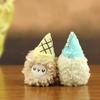 Plush Ice Cream Keychain Soft Toy With Pp Cotton Filling For Bag Decor And Gifts