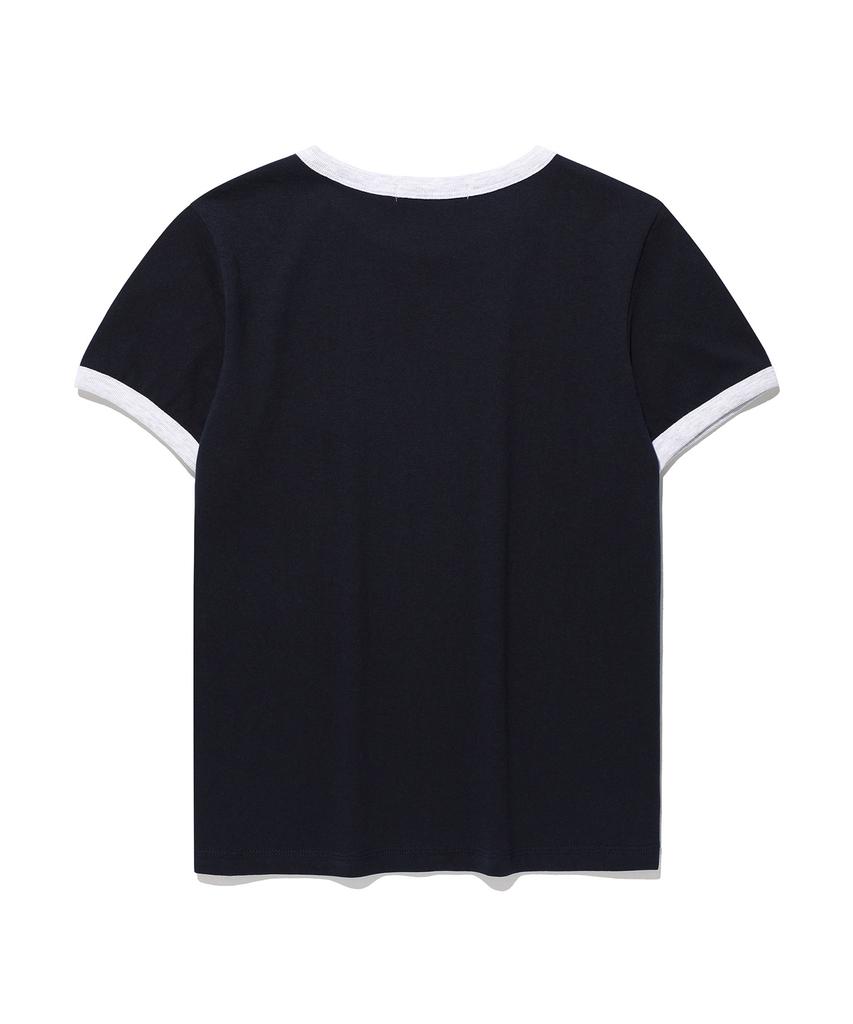 Kimseupeulesikoteunmakes Kim'S Egg Bomb Ringer T-Shirt Navy