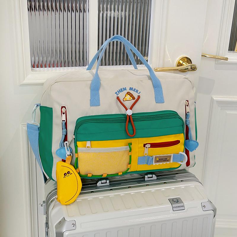 Dopamine High Value Yoga Fitness Bag Female New Short distance Travel Cute Portable Travel Bag Shoulder Bag