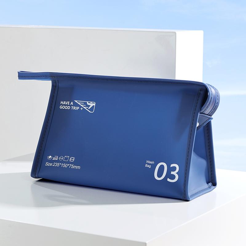 

Усовершенствованная желейная косметичка, водонепроницаемая сумка для стирки, дорожная косметичка, однотонная сумка для хранения, большая вместительная косметичка RH2310 One Size синий