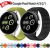 Nylon Loop Strap For Google Pixel Watch 4/3 45mm Sport Band for Google Pixel Watch 4/3/2/1 41mm Breathable Smartwatch Bracelet