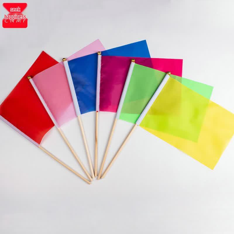 Wooden Handheld Waving Flags