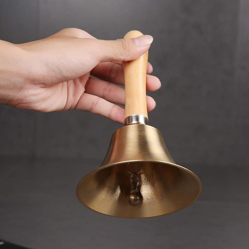 Sinos de Mão Super Altos, Sinos de Chamada de Latão Sólido Para Idosos em Casa, Treino de Animais, Jantares, Meditação