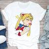 Trendy Sailor Moon Print T-Shirt