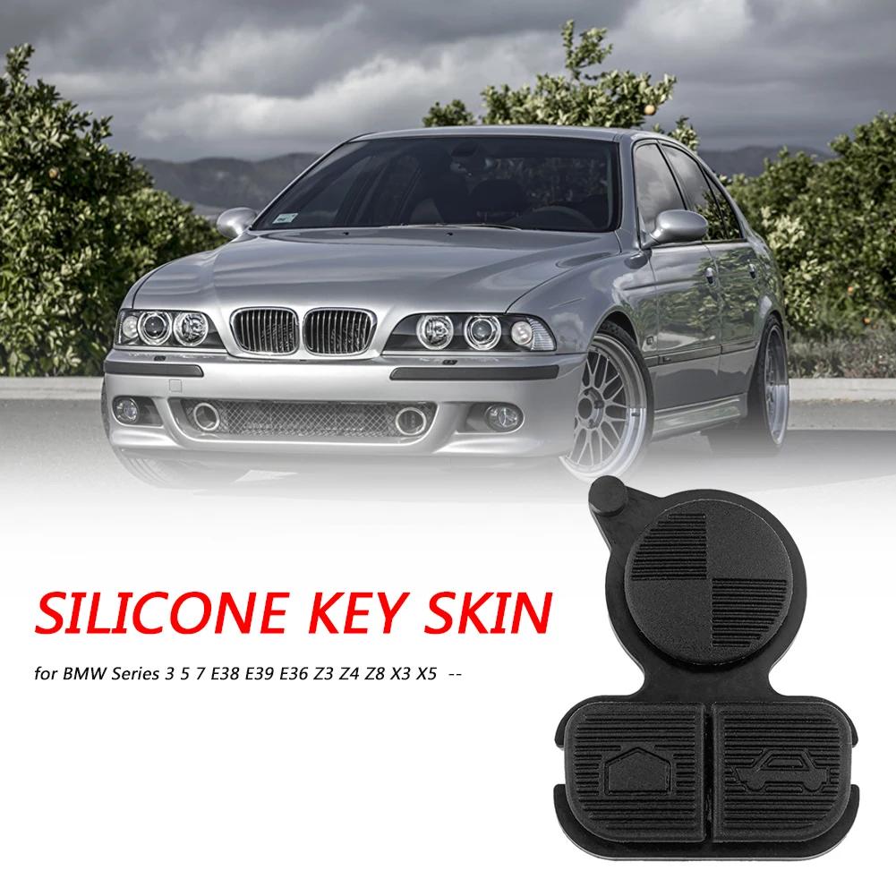 3 Buttons Remote Fob Key Buttons Repair Pad Replacement For BMW Car For BMW E36 E39 E38 Z3 Z4 Z8 Car Accessories