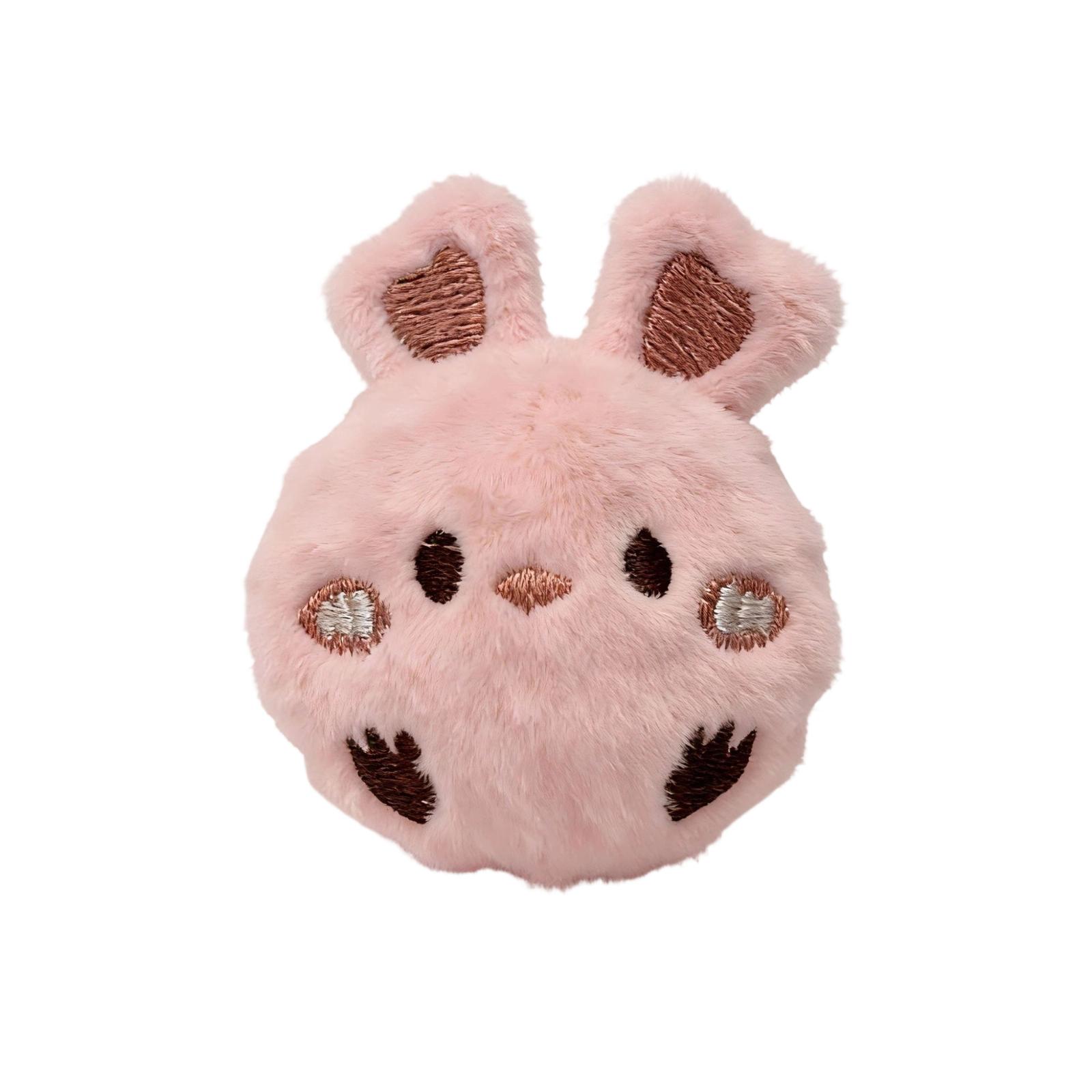 

Pet Plush Thorn Ball Teeth Elastic Plush Toy One Size рожевий