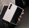 Slim PC Matte Transparent Phone Case For Samsung Z Fold 7 6 5 4 3 Fold6 Fold5 Fold4 Fold3 Zfold6 5G Shockproof Protective Cover