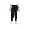 Nike French Terry Casual Solid Elastic Knit Sweatpants Kids Bottoms Black DM8220-010