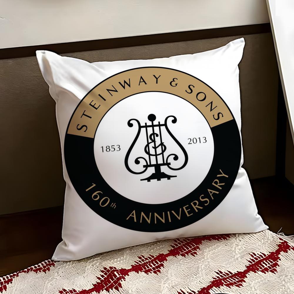 Brand SSteinway  SSons Cushion Cover Reversible Soft Durable Pillow Cover Home  Car MultiScene Use for Daily Comfort