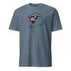 Bald Eagle with Sunglasses T-T-Shirt - Patriotic American Bird Graphic Unisex Tee