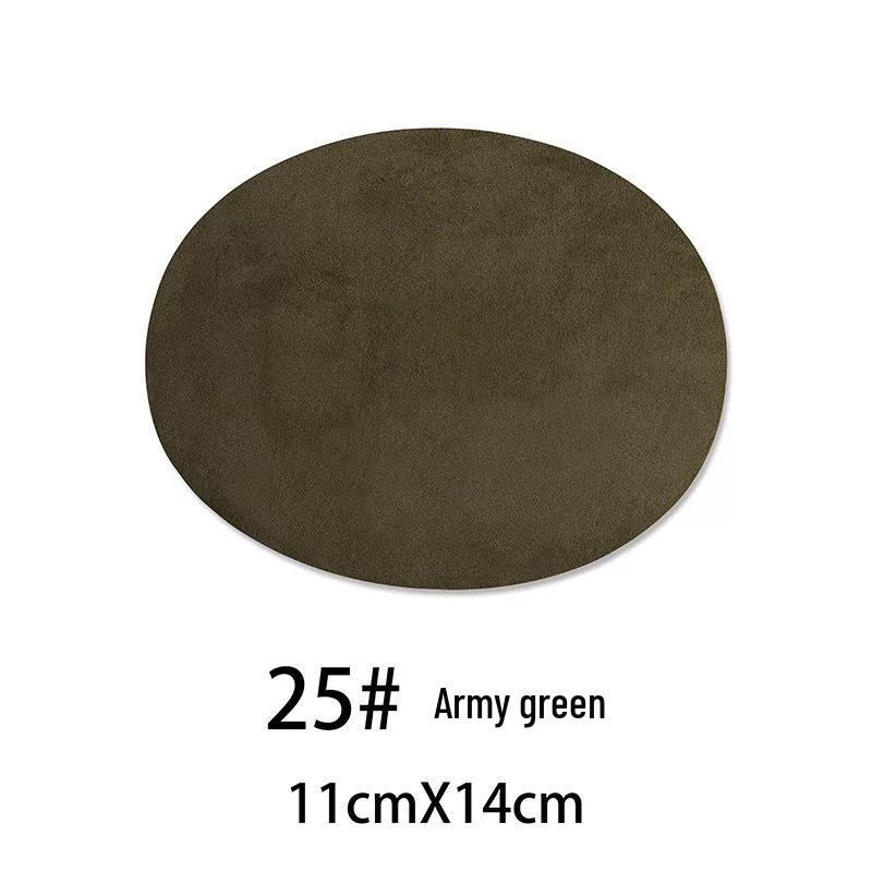 Universal Suede Oval Iron-On Elbow & Knee Patch Sticker for Jackets & Sweaters