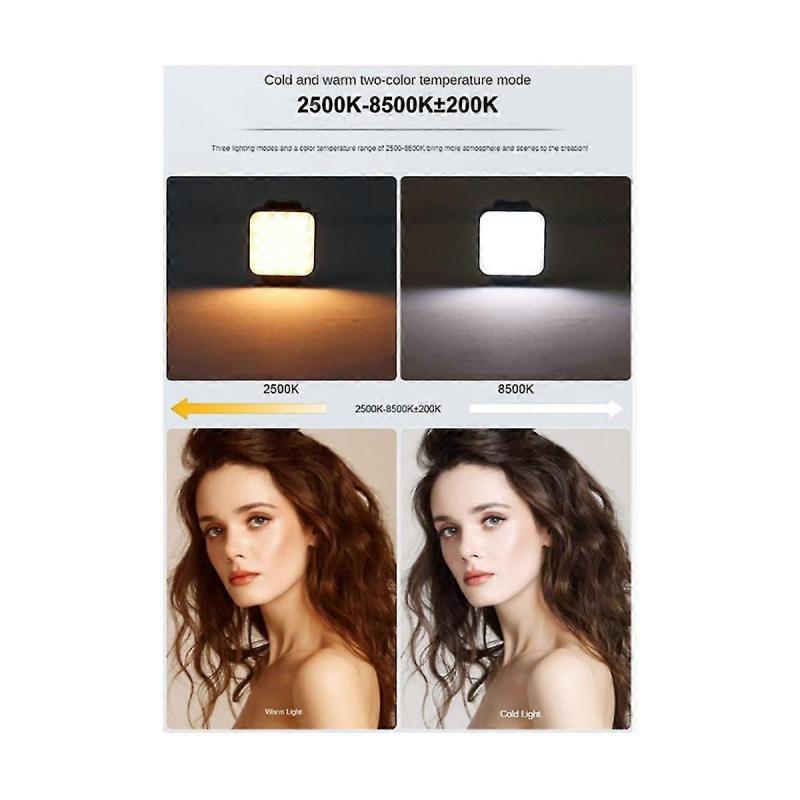 1500mah Cell Phone Fill Light Portable Beauty Light Back Clip Led Light Mini Multifunction Selfie Live Fill Light