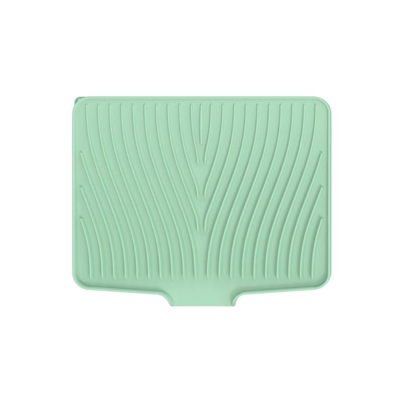Silicone Draining Mats with Slope Design for Quickly Water Drainage Heat Resistant to 230C Nonslip Base for Dishes