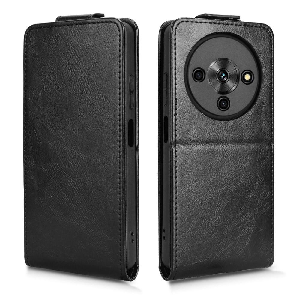 For ZTE Blade A76 5G Stand Case Magnetic Clasp Vertical Flip Leather Phone Cover with Card Holder