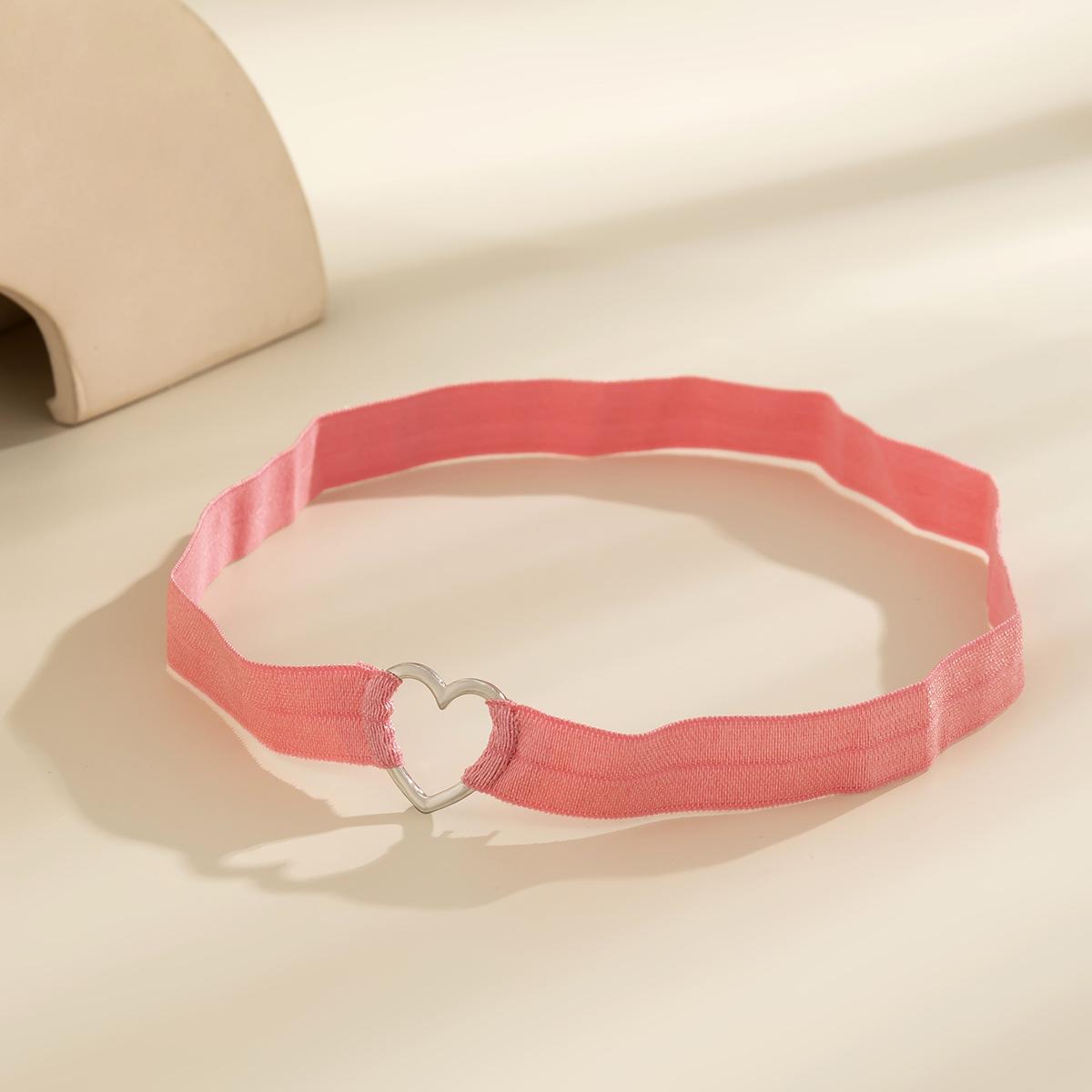 

Fashion Stretch Strap Trendy Personality Leg Ring, Geometric Love Bandage Alloy Sexy Leg Chain