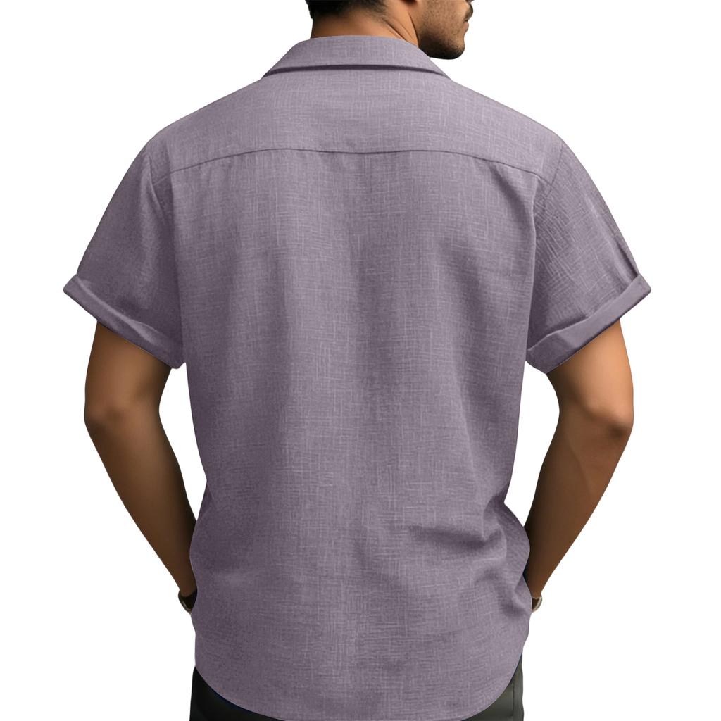 Herren Freizeithemd mit kurzen Ärmeln