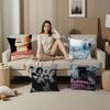 Hot Rock Music Band R-Radiohead Maple Design Cushion Cover Happy Autumn Harvest Decor Holiday Decorati Pillow Cover