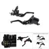 Universal 7 8in Hydraulic Adjustable Brake Upper Pump Clutch Levers Handle Assembly (Black)