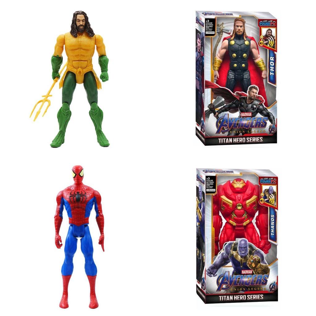 Spiderthanos Captain Thor Hulk Venom Ronin Groot Actionfiguren Spielzeug