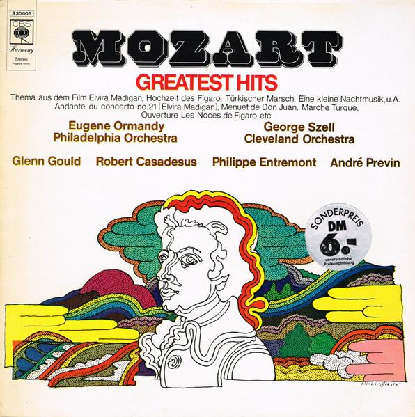

LP Record WOLFGANG AMADEUS MOZART Greatest Hits S30006 CBS Harmony Germany Classical Used
