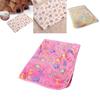 Cozy Cute Pet Small Large Paw Print Dog Puppy Fleece Soft Blanket For Comfort