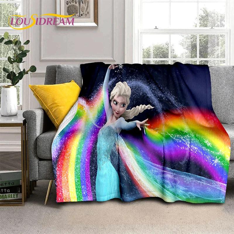 29 Style Frozen Elsa Princess Snow Queen Cartoon Girl Soft Throw Blankets,Comfortable Blanket for Beds Sofa Home Bedroom Gifts