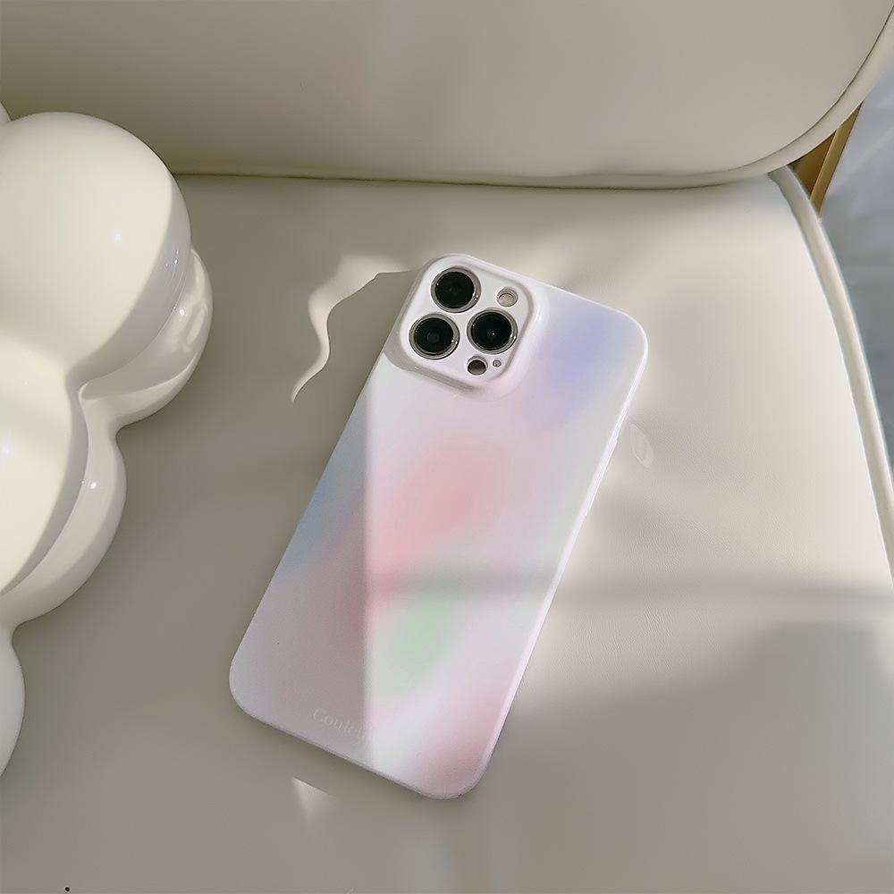 Korean Smiley Face Bracket Suitable for 14Promax IPhone Case Iphone16 Niche Cute 15 Philin11 Hard