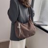 Bag Women's Bag 2025 New Solid Color Casual Spring Fashion Large Capacity Tote Bag One Shoulder Crossbody Commuter Women's Bag