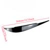 Glossy Black Car Head Light Lamp Eyebrow Eyelid Cover Trim for BMW 4 Series F32 F33 F36 2014 2015 2016 2017 2018