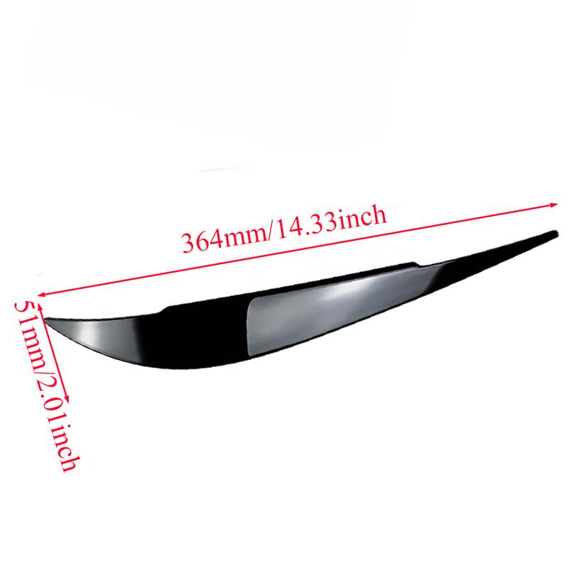 Glossy Black Car Head Light Lamp Eyebrow Eyelid Cover Trim for BMW 4 Series F32 F33 F36 2014 2015 2016 2017 2018