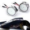 For Ford F150 Mondeo Mk5 Mustang Edge Explorer Expedition Flex 2Pcs LED Canbus No Error Side Mirror Puddle Lights 6000K White