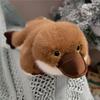 Super Soft Simulation Platypus Toy Fluffy Material Stuffed Animal Doll  Birthday Present